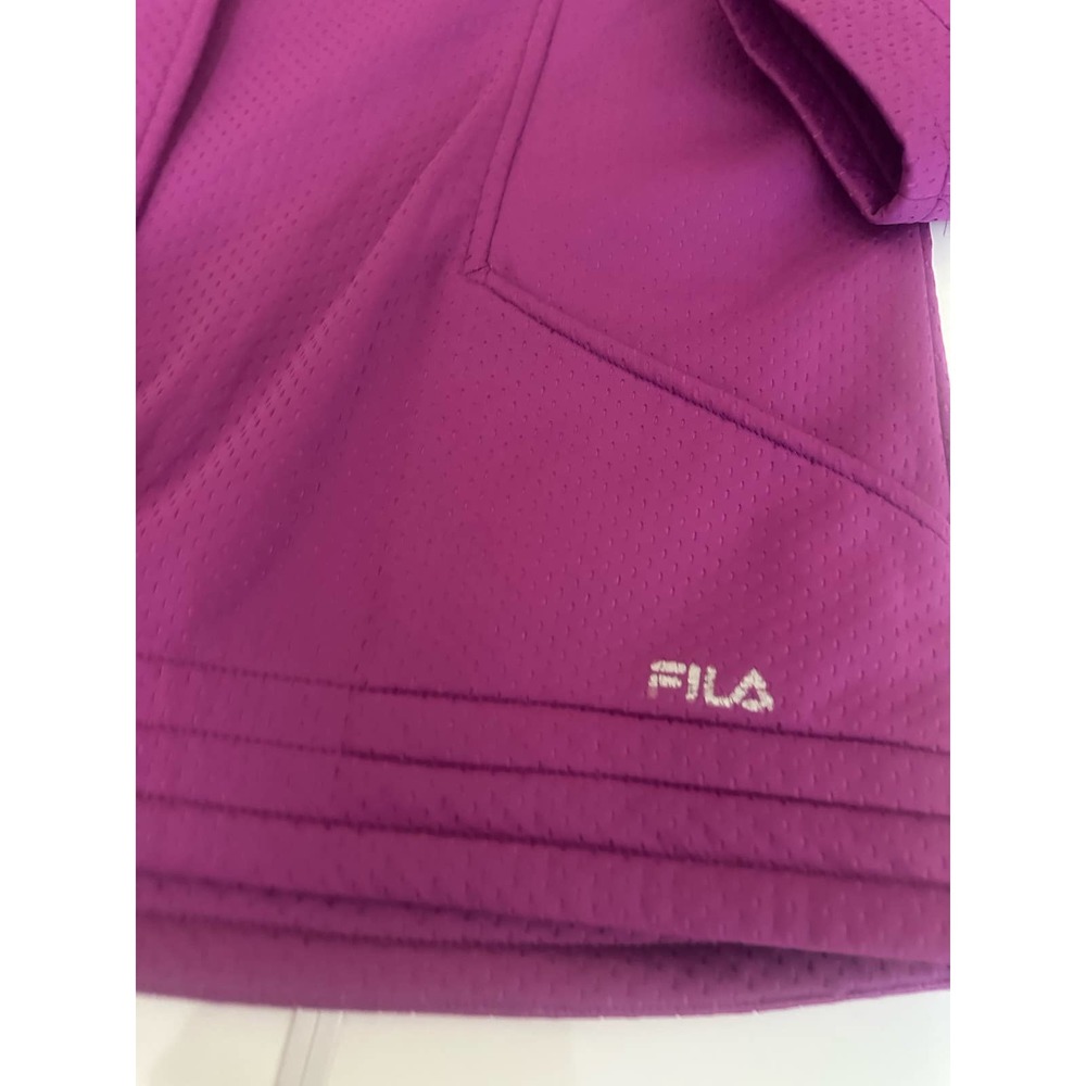 Fila Women XL Berry Pink Lavender Sports Athletic coat Jacket workout gym run - Picture 3 of 9